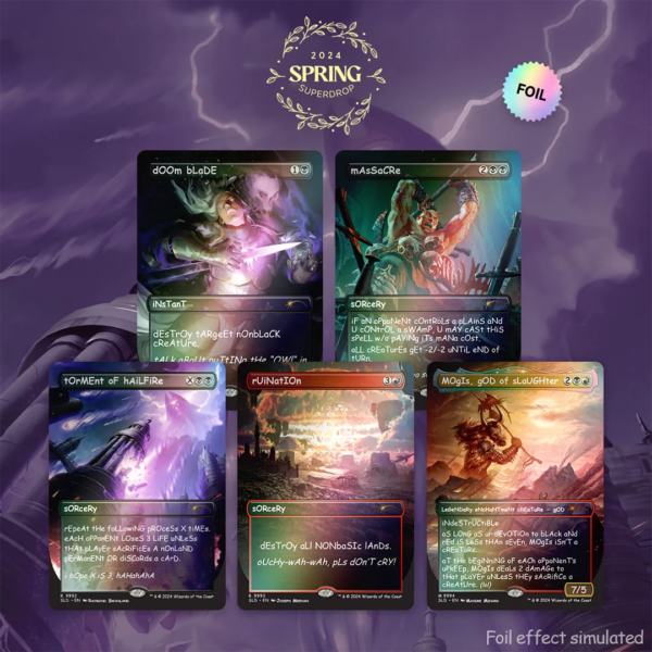 Secret Lair Drop - sAnS mERcY [Rainbow Foil Edition] - Collect Roll