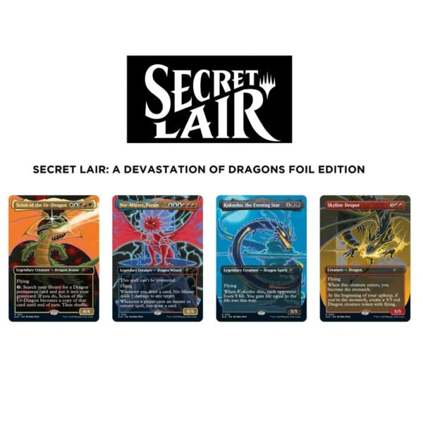 Secret Lair Drop - A Devastation Of Dragons [Rainbow Foil Edition] - Collect Roll