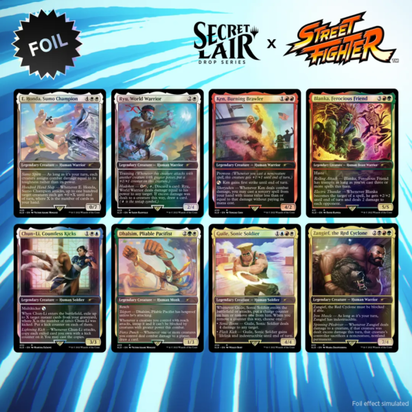 Secret Lair Drop - Street Fighter [Traditional Foil Edition] - Collect Roll